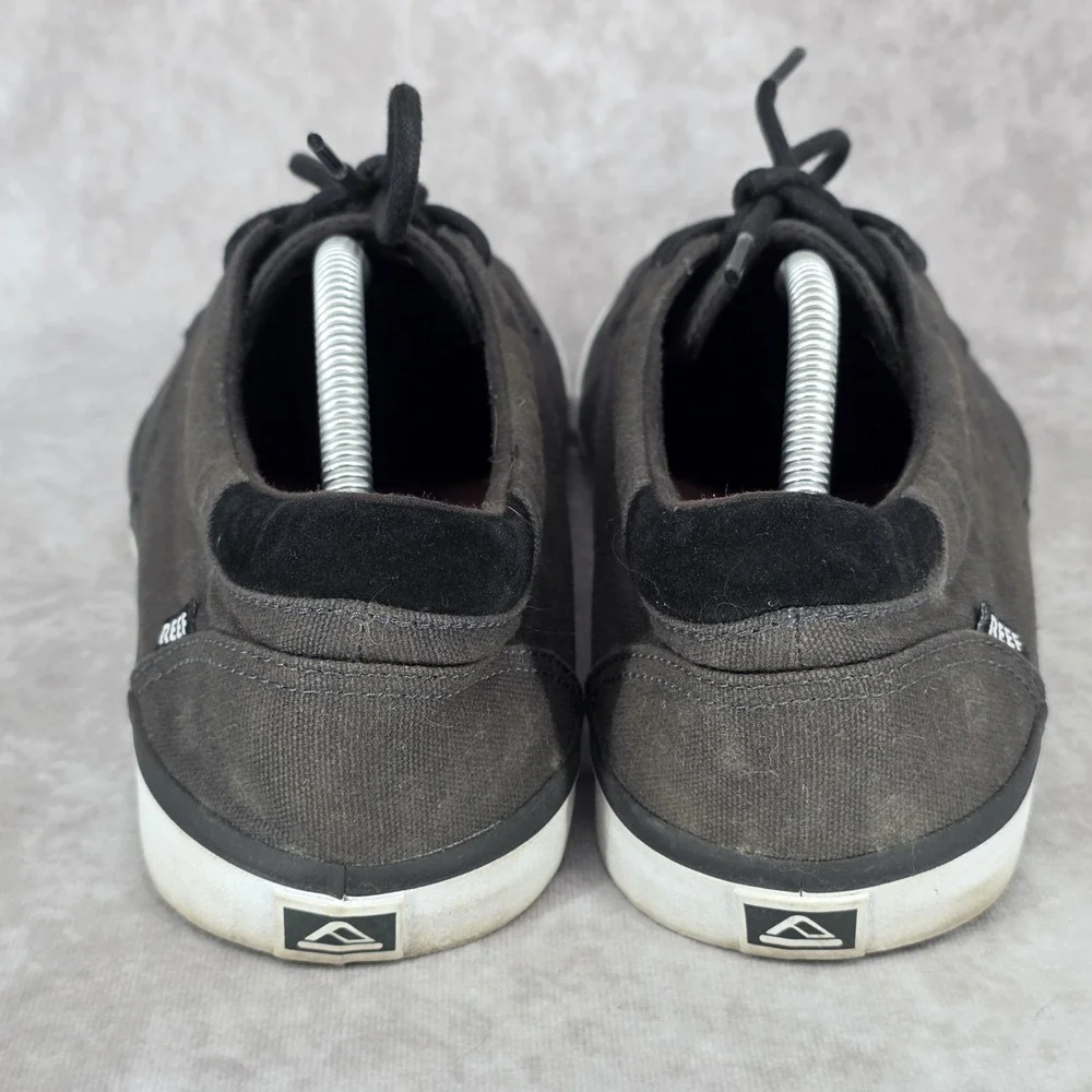 Reef Deckhand 3 Mens Comfort Boat Sneakers Shoes 11.5 Gray Non Slip